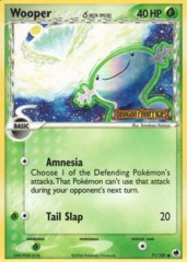 Wooper δ - 71/101 - Common - Reverse Holo